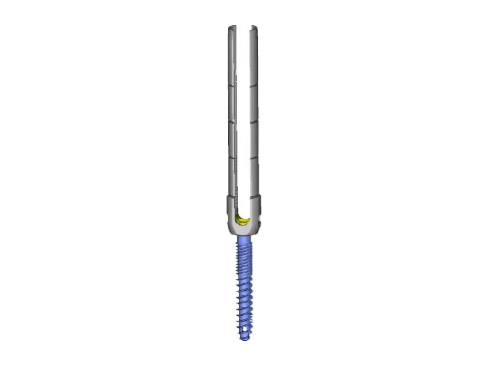 Tornillo de cemento monoaxial de brazo largo