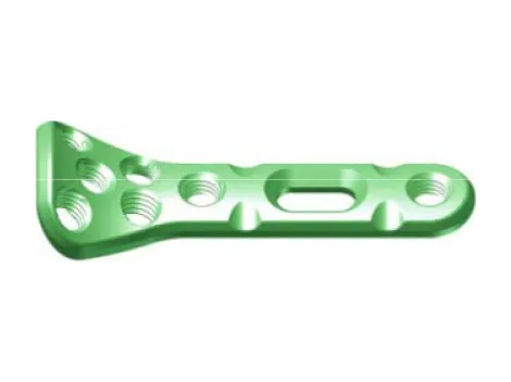 Placa de compresión bloqueada para cuello de radio proximal